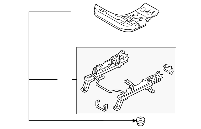 6911B951 Деталь SEAT ADJUST ASSY