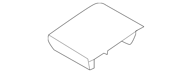 GHK1683R1A02 Деталь PKG TRAY TRIM END COVER