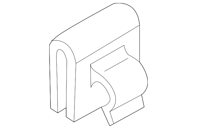 GHK1-68-AD2 Деталь TRUNK SIDE TRIM CLIP, LEFT