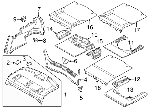 6 INTERIOR TRIM - REAR BODY