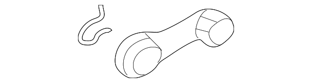 0S084-58580A08 REGULATOR HANDLE, LEFT