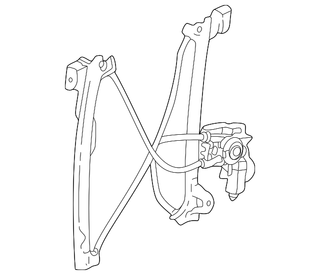 19301980 Деталь WINDOW REGULATOR, RIGHT