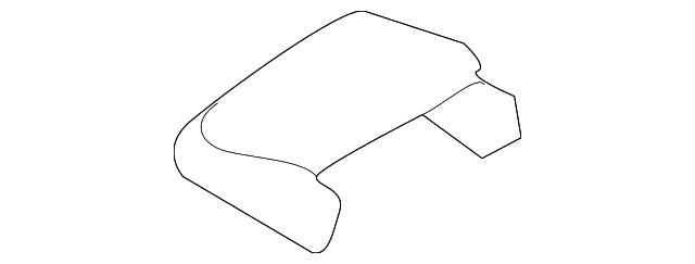 MR619892 Деталь TRACK END COVER, LEFT