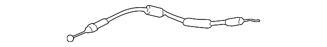 69730-AC020 LOCK CABLE, LEFT