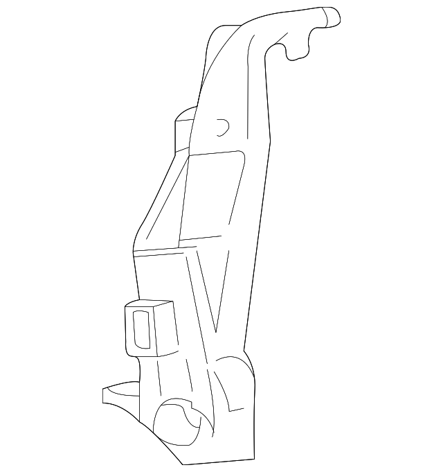 F75Z5C189BB Деталь HEIGHT SENSOR BRACKET