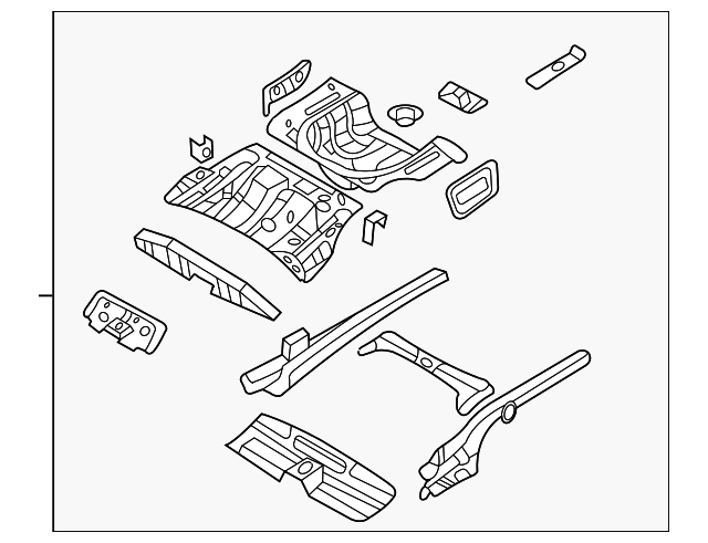 65500-2G150 Деталь FLOOR PAN ASSY