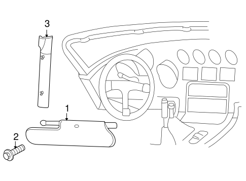 Viper INTERIOR TRIM - ROOF
