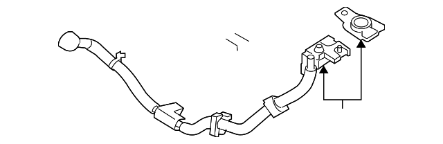 24110-9AA0A Деталь POSITIVE CABLE