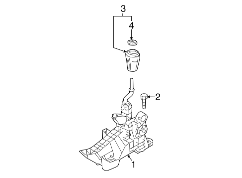 3 TRANSMISSION SHIFT LEVER 3