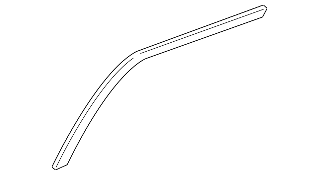 75921-0R010 Деталь BLACK OUT TAPE, RIGHT