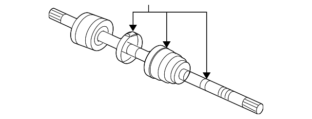 MN156649 Деталь OUTER BOOT, LEFT