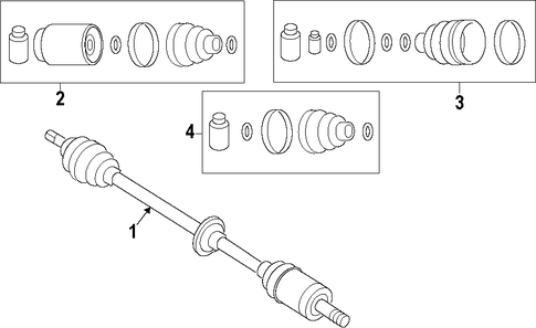 Elantra AXLE SHAFTS & JOINTS