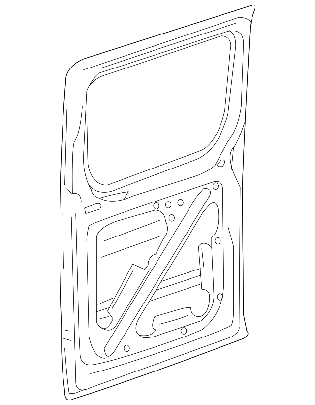 9067307105 Деталь DOOR SHELL, LEFT