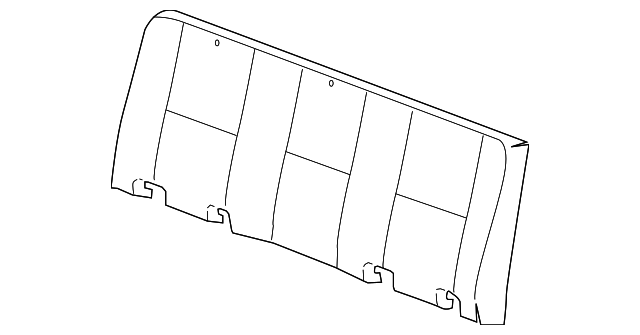25916879 Деталь SEAT BACK COVER