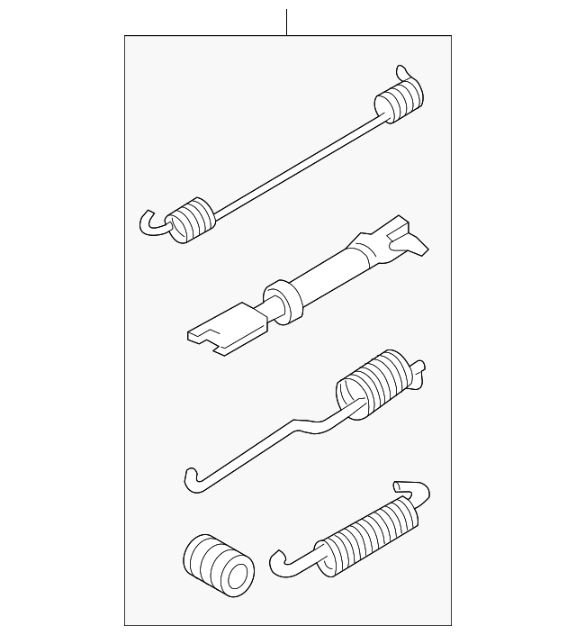 8L8Z-2A225-A ADJUSTER SPRING, RIGHT
