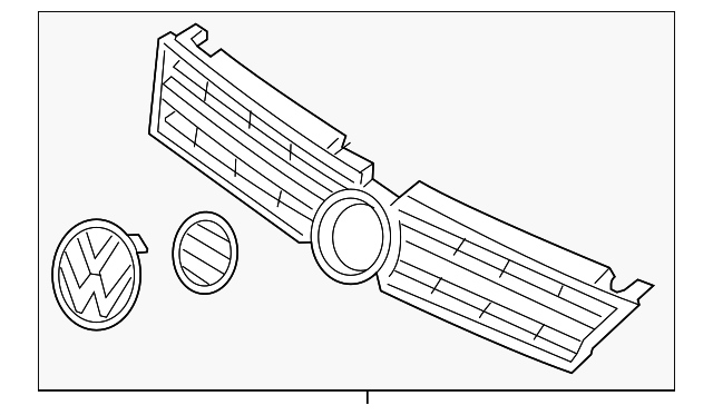 7P6-853-651-J-ZLL Деталь GRILLE