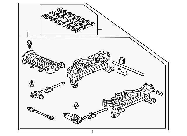81136-SEP-A01 Деталь FRAME, R. FR. SEAT CUSHION