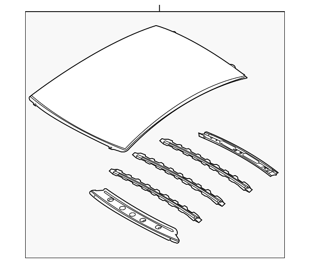 G3100JK6MA Деталь ROOF PANEL