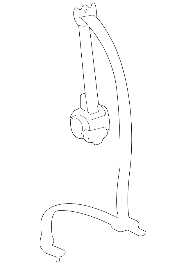 73360-08051-B3 Деталь BELT & RETRACTOR, RIGHT