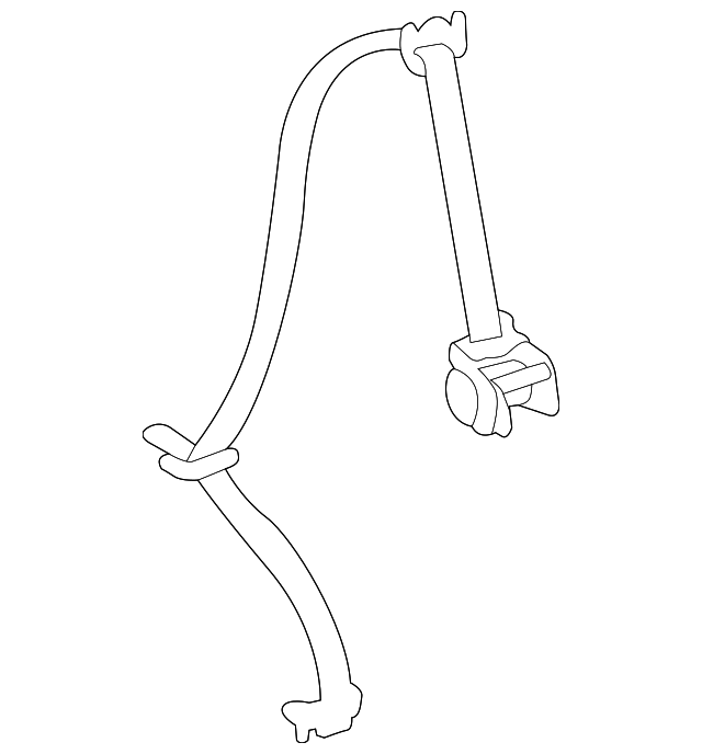 73370-08041-C2 Деталь BELT & RETRACTOR, LEFT