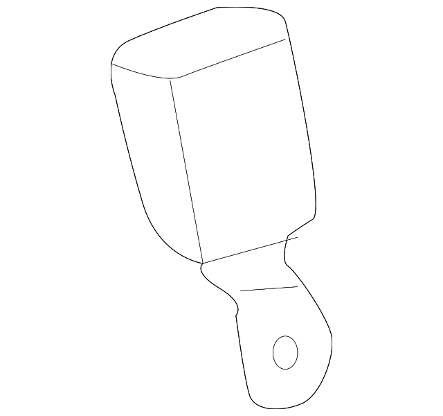 73390-08020-B3 Деталь BUCKLE, LEFT