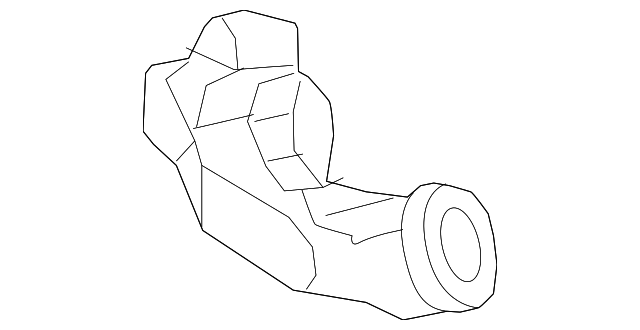 217-830-03-24 AIR OUTLET DUCT, LEFT