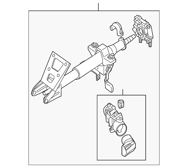 4820085Z40 Деталь STEERING COLUMN