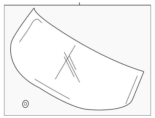 DM5Z-5842006-A Деталь LIFT GATE GLASS