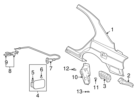 Optima QUARTER PANEL & COMPONENTS