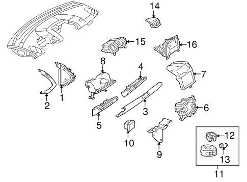 Fortwo INSTRUMENT PANEL COMPONENTS