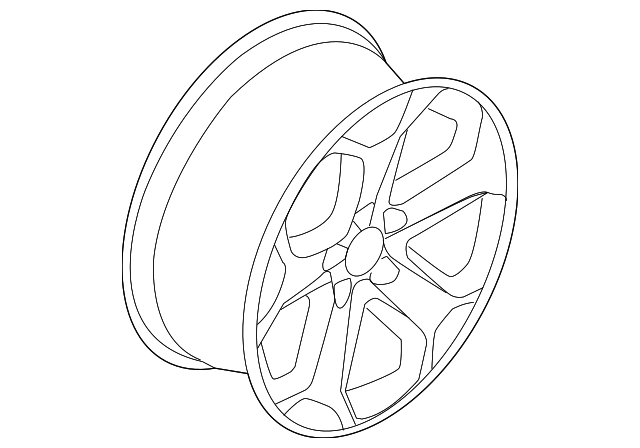 BT4Z-1007-A Деталь WHEEL, ALLOY