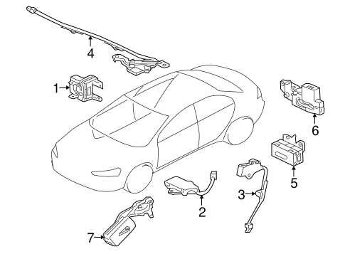 Lancer ANTI-THEFT COMPONENTS