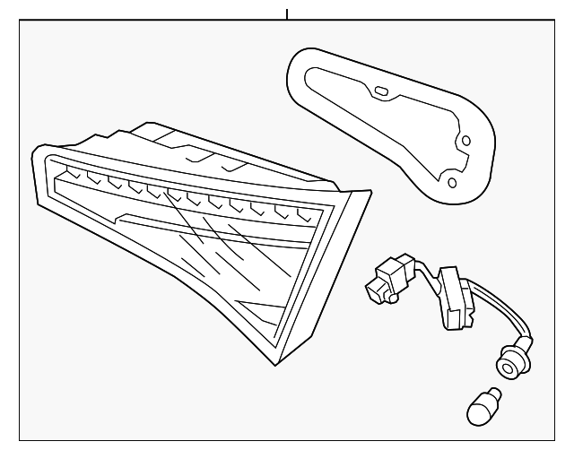 92403-4U010 Деталь BACKUP LAMP ASSY, LEFT