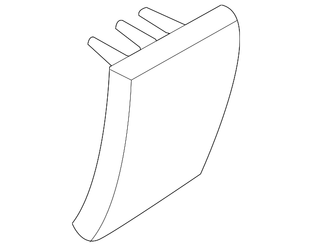 4L1Z-16A038-AAA Деталь LOWER MOLDING, RIGHT
