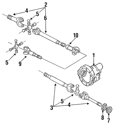F-150 CARRIER & FRONT AXLES 2