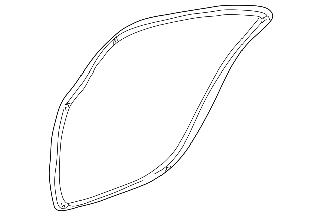 UP91XXXAF Деталь W'STRIP ON BODY, LEFT