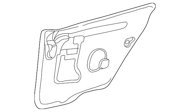 4780153AD Деталь WATER SHIELD, LEFT