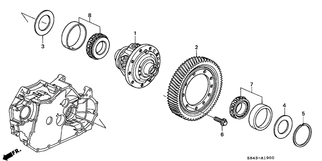 ACCORD SEDAN AT DIFFERENTIAL (V6)