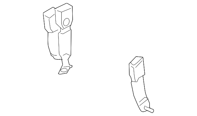 89830-3J500-6T Деталь BUCKLE, LEFT