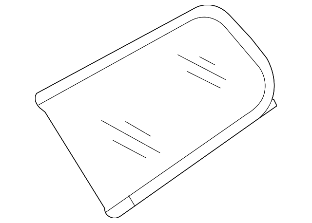 3C9-853-345-7Z7 Деталь GLASS MOLDING, LEFT