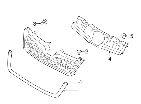 Forester GRILLE & COMPONENTS