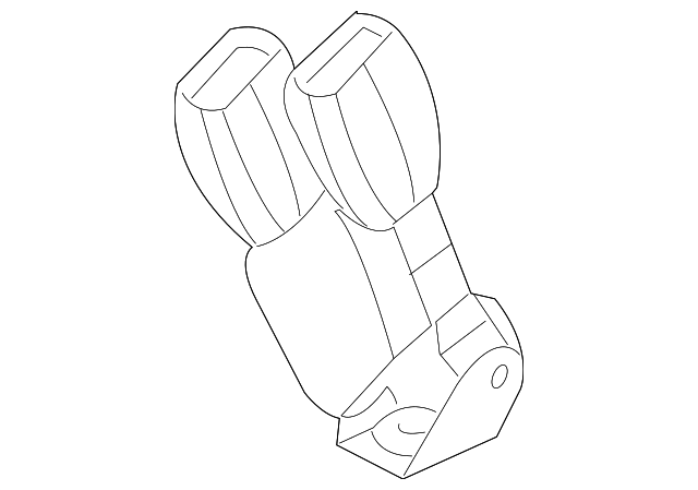 19181718 Деталь BUCKLE, LEFT