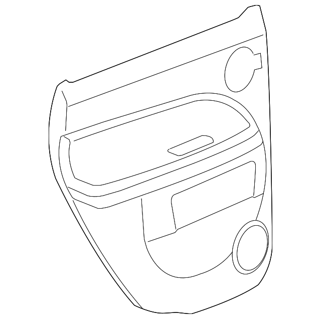 20826165 Деталь DOOR TRIM PANEL, RIGHT