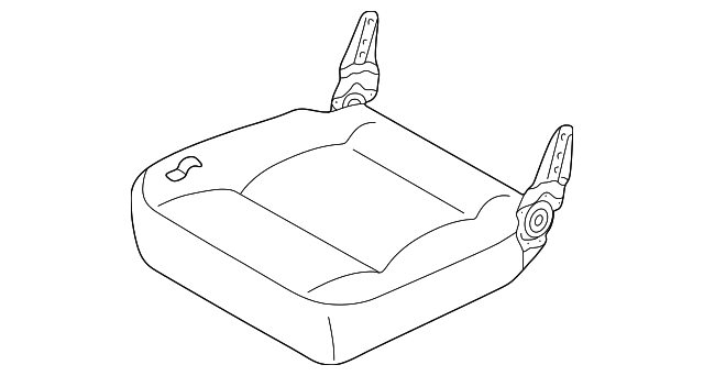 2K52Y-57110BCQ5 Деталь SEAT CUSHION, LEFT