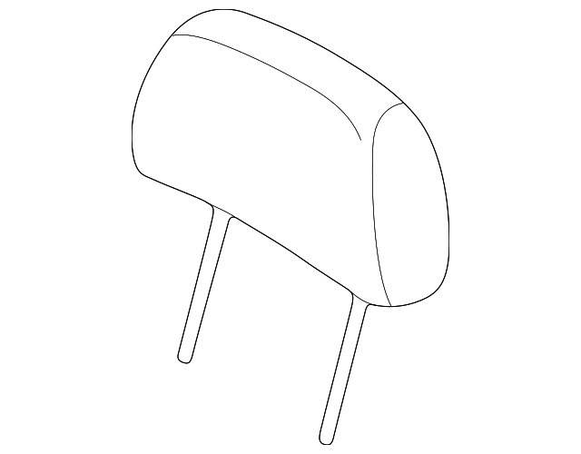 4K53B-88140CQ6 Деталь HEADREST, LEFT