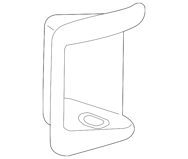 10392929 Деталь HANDLE BEZEL, LEFT