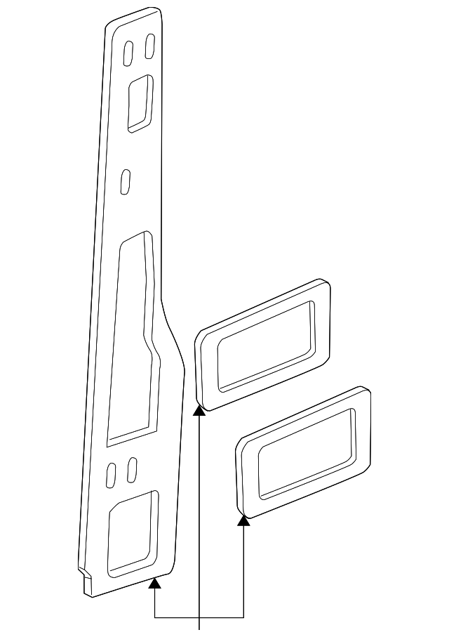 15047591 Деталь WATER DEFLECTOR, LEFT
