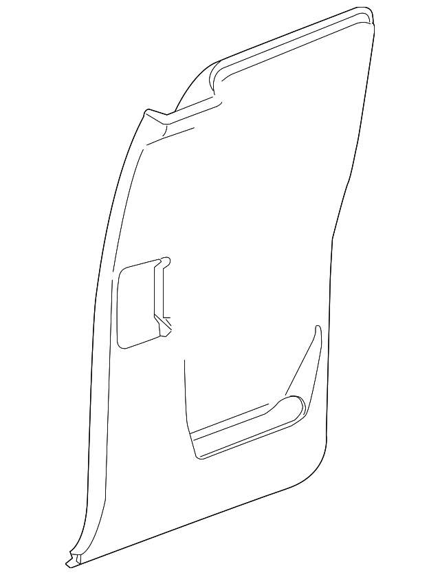 15291353 Деталь DOOR TRIM PANEL, LEFT