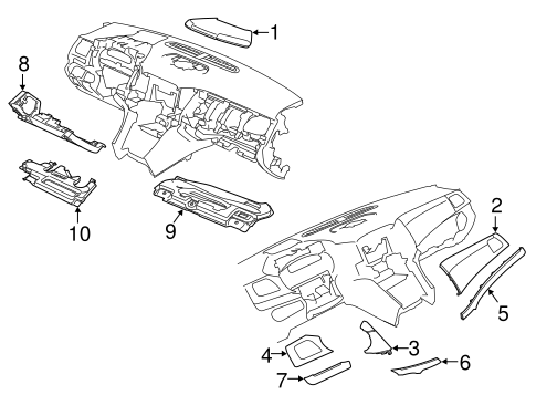 Caprice INSTRUMENT PANEL COMPONENTS
