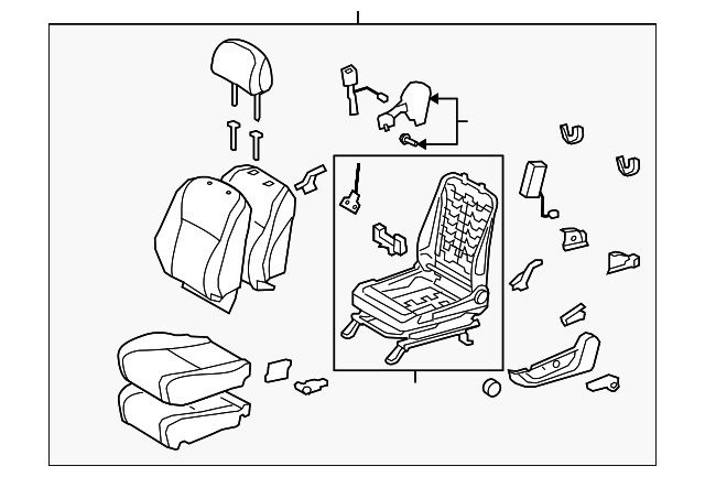71200-0E120-B1 Деталь SEAT ASSY